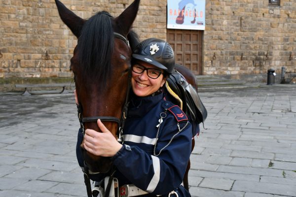 Visita alle Scuderie della Polizia Municipale a cavallo