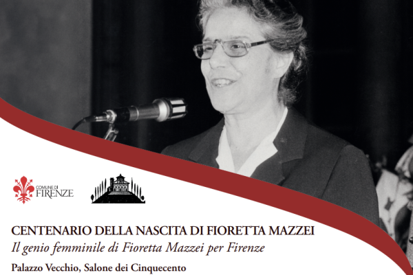 Il genio femminile di Fioretta Mazzei – 26 Settembre h16.30