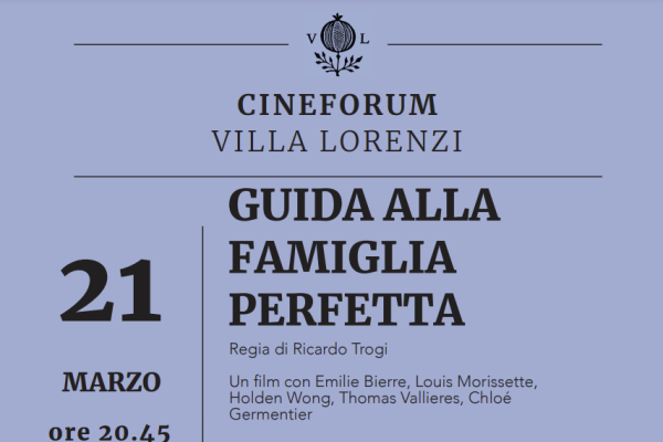 Cineforum a Villa Lorenzi – 21 Marzo 20.45